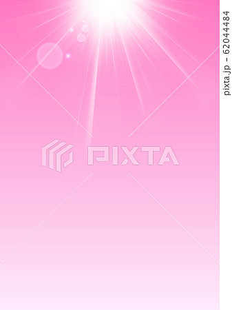 光とピンク色の背景のイラスト素材