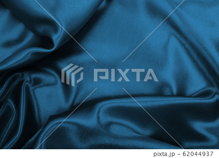 Smooth elegant blue silk or satin luxury cloth 62044937