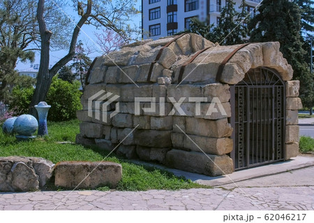 Ancient Greek monument Crypt Geroon in Russia, Anapa. 62046217