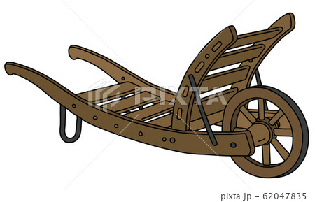 The old wooden barrow 62047835
