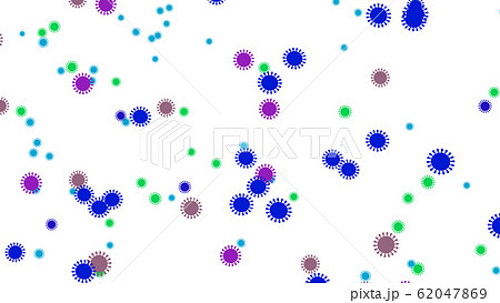 CGパーティクル　ウイルス病原体 62047869