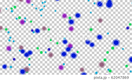CGパーティクル　ウイルス病原体 62047869