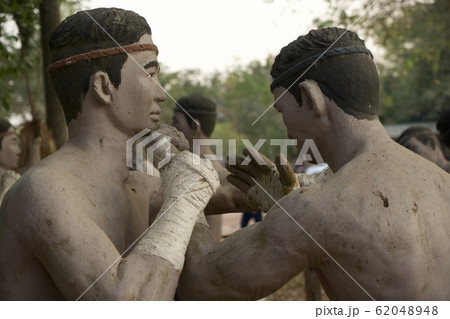 Boxing is the national art of Thailand. Boxing is the national art of Thailand. 62048948
