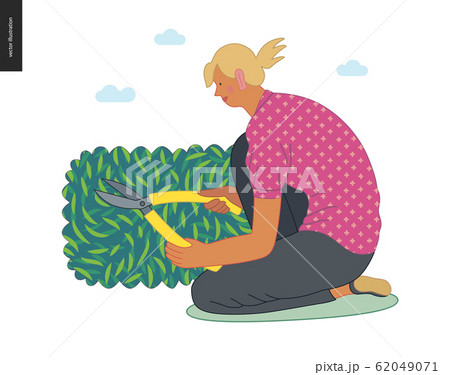 Gardening people, spring Gardening people, spring 62049071