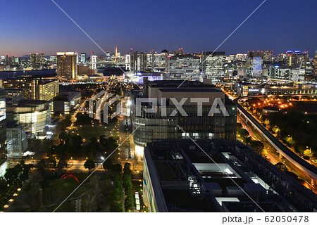 展望台からお台場の夜景 展望台からお台場の夜景 62050478