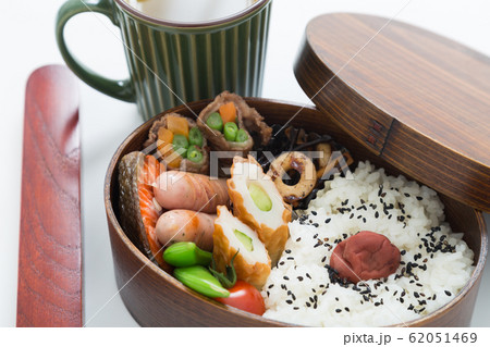 お弁当　白バック 62051469