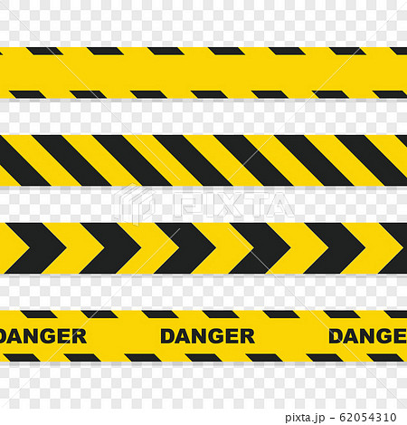 Danger tape line background illustrationDanger... - Stock Illustration  [62054310] - PIXTA