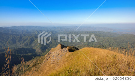 beautiful mountain in sunset at Thong Pha Phum National Park Kanchanaburi of Thailand name Khao Chang Phuak beautiful mountain in sunset at Thong Pha Phum National Park Kanchanaburi of Thailand name Khao Chang Phuak 62054850