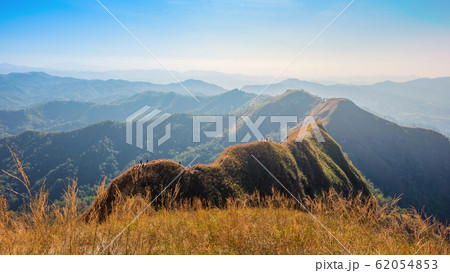 beautiful mountain in sunset at Thong Pha Phum National Park Kanchanaburi of Thailand name Khao Chang Phuak beautiful mountain in sunset at Thong Pha Phum National Park Kanchanaburi of Thailand name Khao Chang Phuak 62054853