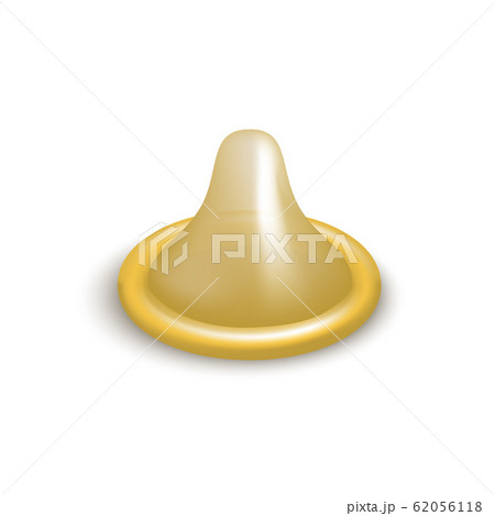 Realistic 3d Detailed Latex Condom for Men. Vector 62056118
