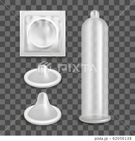 Realistic 3d Detailed Latex Condom Set. Vector Realistic 3d Detailed Latex Condom Set. Vector 62056138