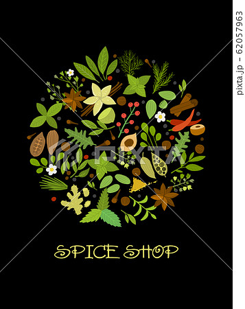 Spice shop, herbs and spices collection for your Spice shop, herbs and spices collection for your 62057963