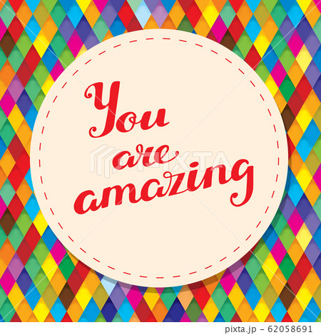 Vector Illustration Valentine Day Greeting Card 62058691