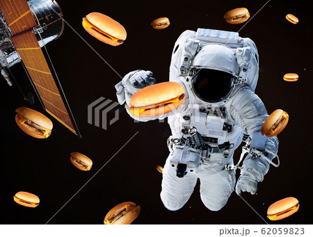 Satellite telescope with astronaut somewhere in 62059823