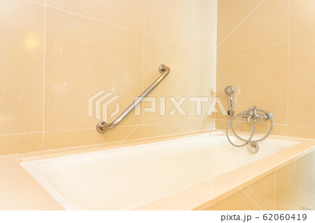Beautiful luxury white bathtub decoration interior 62060419