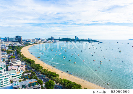 Pattaya Thailand - 26 July 2019 Beautiful landscape and cityscape of pattaya city in Thailand 62060666
