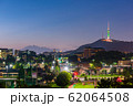 Seoul City Skyline,South Korea 62064508