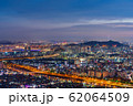 Seoul City Skyline,South Korea 62064509