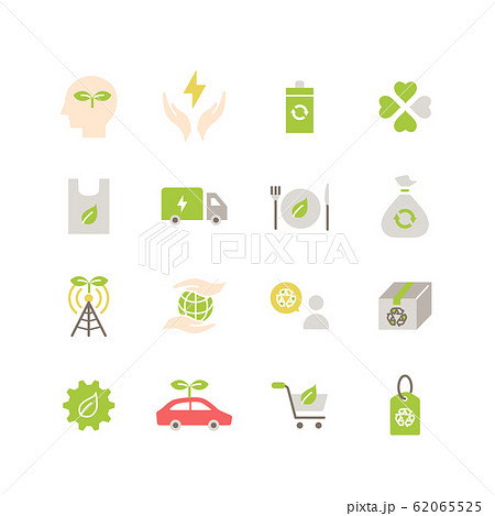 ECOLOGY ACTIVITY ICON SET 62065525