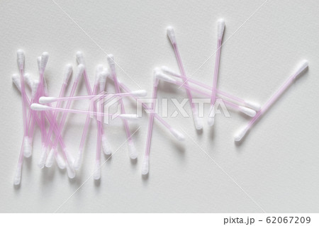 A group of ear swabs or cotton ear sticks on the 62067209