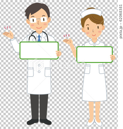 医師／医者／看護師／男性／女性／全身２３ 62068381