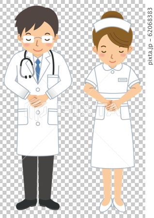 Doctor / Doctor / Nurse / Male / Female / Full body 62068383
