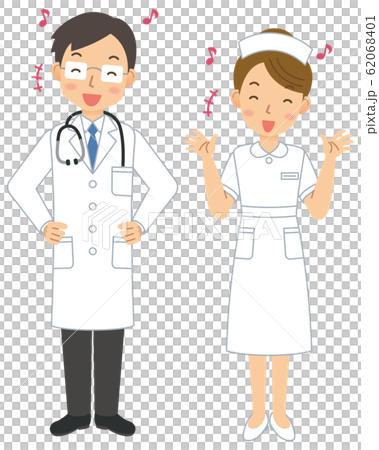 Doctor / Doctor / Nurse / Male / Female / Full body 62068401