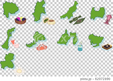 Chubu region and specialty set 62072890