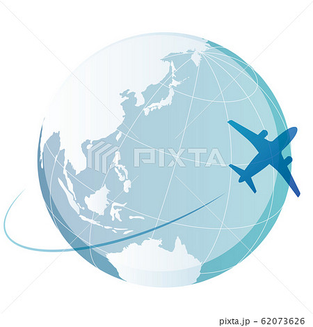 旅行　飛行機　世界 62073626