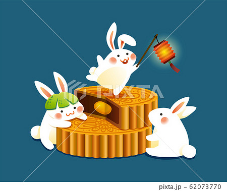 Rabbits of mid autumn festival 62073770