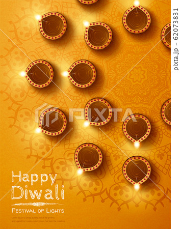 Top view of diwali design 62073831