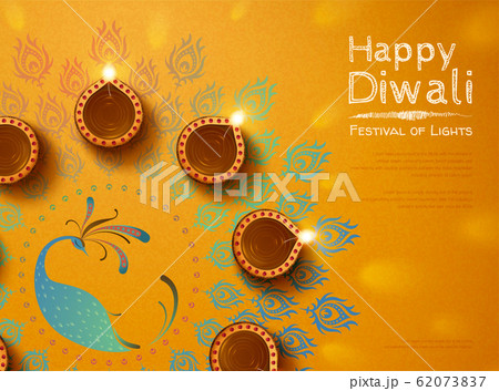 Top view of diwali design 62073837