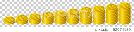 B coins increasing one by one 62074189