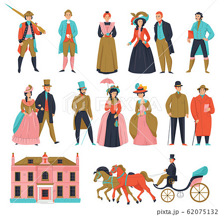 Medieval Fashion People Set 62075132