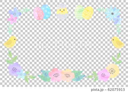 Easter chick frame - Stock Illustration [62075913] - PIXTA