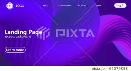 Purple background. Fluid shape. Abstract flow. Purple background. Fluid shape. Abstract flow. 62076358