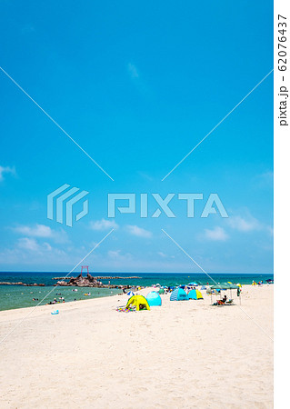 ハワイ海水浴場 夏休み 62076437