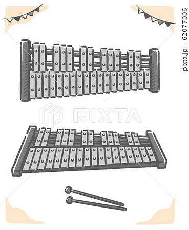 グロッケンシュピールのイラスト素材 のイラスト素材