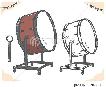 バスドラムのイラスト素材 のイラスト素材
