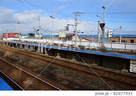 冬の北海道森町本石倉駅の風景を撮影 冬の北海道森町本石倉駅の風景を撮影 62077935