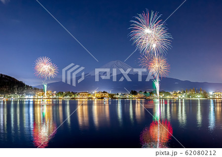 河口湖冬花火 河口湖冬花火 62080212