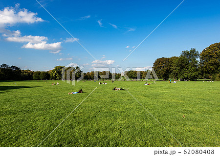 Munich Germany - Englischer Garten in a summer day 62080408