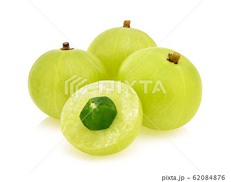 Indian gooseberry isolated on white background 62084876