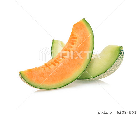 cantaloupe melon isolated on white background 62084901