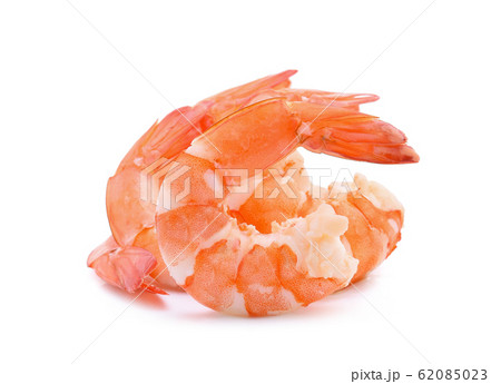 shrimps isolated on white background. shrimps isolated on white background. 62085023
