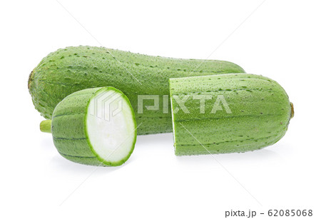 Sponge gourd isolated on white background 62085068