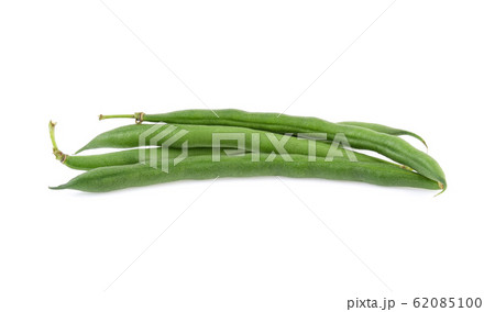 Green beans isolated on white background. Green beans isolated on white background. 62085100