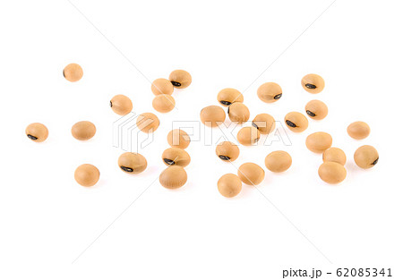 Soy beans isolated on white background. Soy beans isolated on white background. 62085341