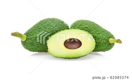 Avocado isolated on white background Avocado isolated on white background 62085374
