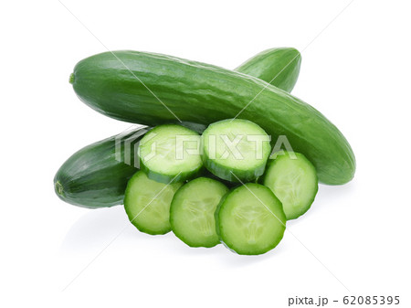 cucumber isolated on white 62085395